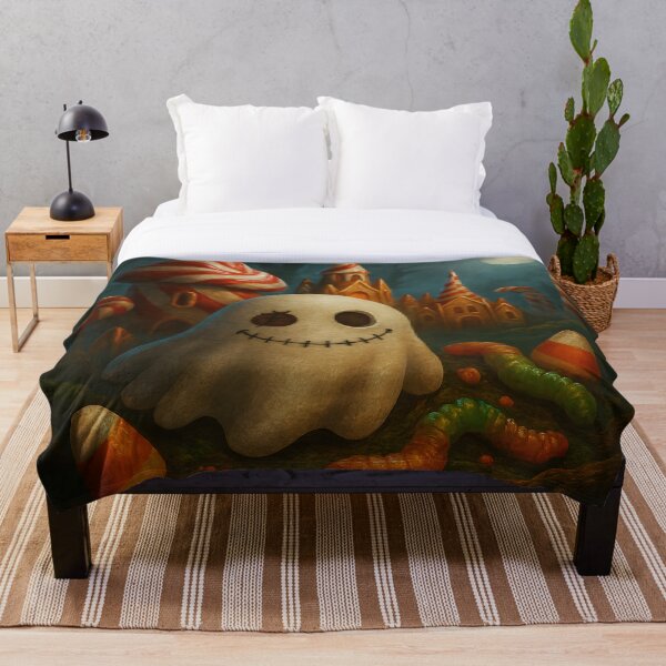 Item preview, Ghost in the Candy Forest – Whimsical Halloween Night designed and sold by FusionGaze.