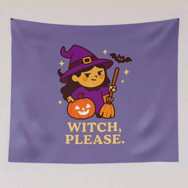 Item preview, Witch, Please. – Spooky Sass & Sparkle - V3 designed and sold by WheelieGdArt.