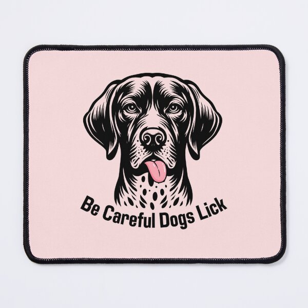 Item preview, Be-Careful-Dogs-Lick-T-Shirt designed and sold by MudawaBenchabla.