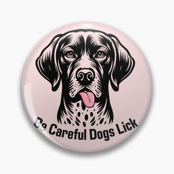 Item preview, Be-Careful-Dogs-Lick-T-Shirt designed and sold by MudawaBenchabla.