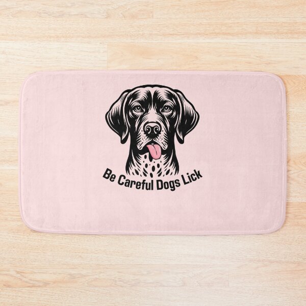 Item preview, Be-Careful-Dogs-Lick-T-Shirt designed and sold by MudawaBenchabla.