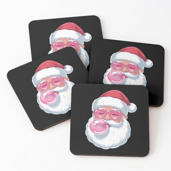 Item preview, Santa Christmas Bubble Gum Pink Sunglasses designed and sold by MinaReinger.