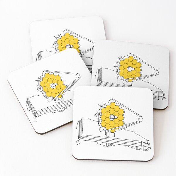 Item preview, James Webb Space Telescope - Yellow Highlight designed and sold by anne-dromeda.