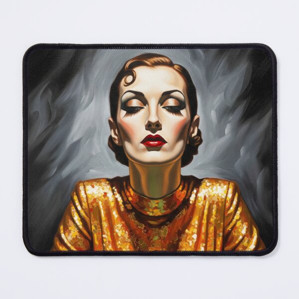 Item preview, The Baccarat Player - Original Art Deco Artwork designed and sold by elektronen.