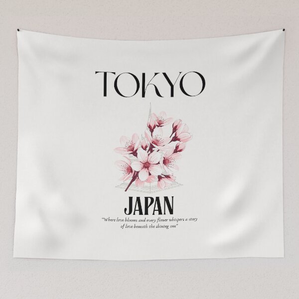 Item preview, Tokyo - Where Love Blooms designed and sold by Fee Fee Fay.