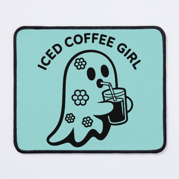 Item preview, Iced Coffee Girl Flower Ghost designed and sold by theartfulaspie.