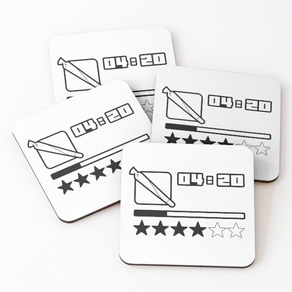 Item preview, 420 Gamer Style – Joint, Stars & Progress Bar designed and sold by CleanQuotes.