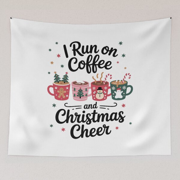 Item preview, Run On Coffee And Christmas Cheer designed and sold by HaileyRobel.