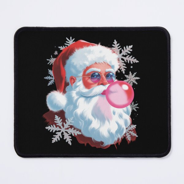 Item preview, Retro Santa Claus Blowing Bubble Christmas designed and sold by DrewLeuschke.