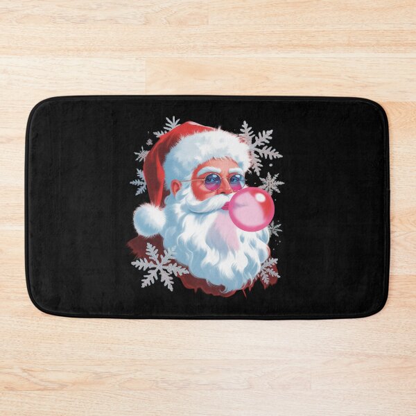Item preview, Retro Santa Claus Blowing Bubble Christmas designed and sold by DrewLeuschke.