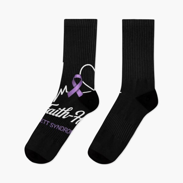 Item preview, Rett Syndrome Awareness Heartbeat Christian Cross Support designed and sold by AmparoBoyle.