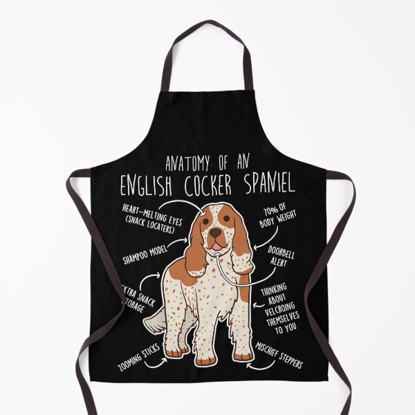 Item preview, Orange Roan English Cocker Spaniel Dog Anatomy designed and sold by Clara Hollins.