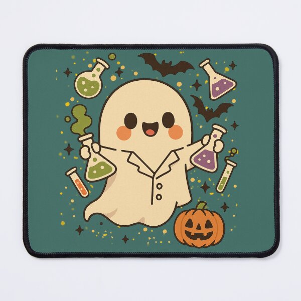 Item preview, Ghost Scientist – Halloween Lab Chaos designed and sold by Meandmyshop.