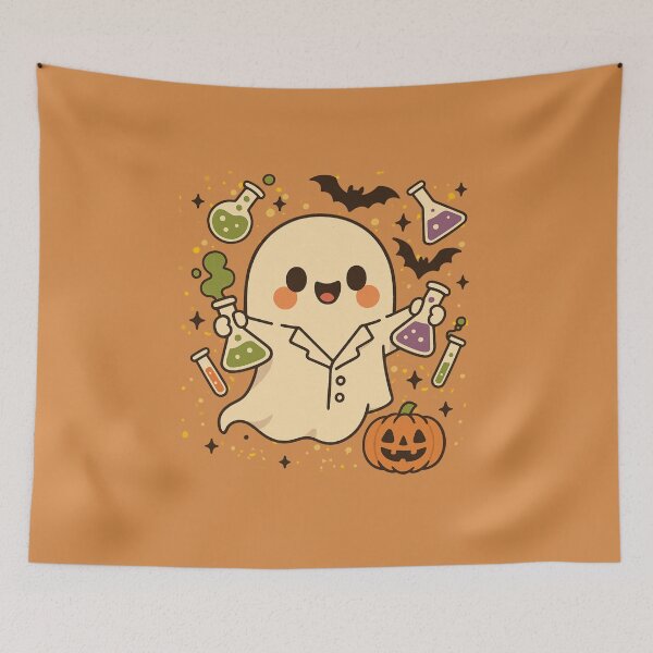 Item preview, Ghost Scientist – Halloween Lab Chaos designed and sold by Meandmyshop.