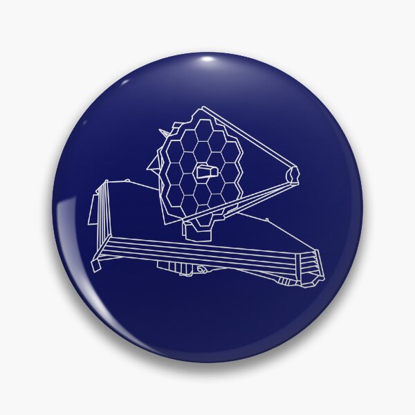 Item preview, James Webb Space Telescope - White Outline designed and sold by anne-dromeda.