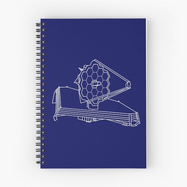 Item preview, James Webb Space Telescope - White Outline designed and sold by anne-dromeda.