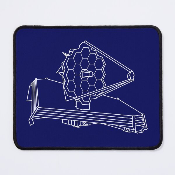 Item preview, James Webb Space Telescope - White Outline designed and sold by anne-dromeda.