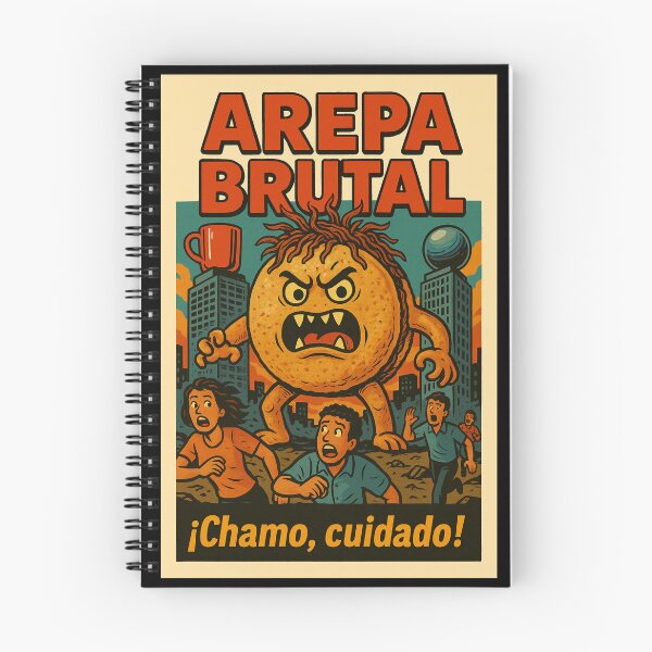 Item preview, BRUTAL AREPA – Giant Monster Attack Poster designed and sold by Travellerz.