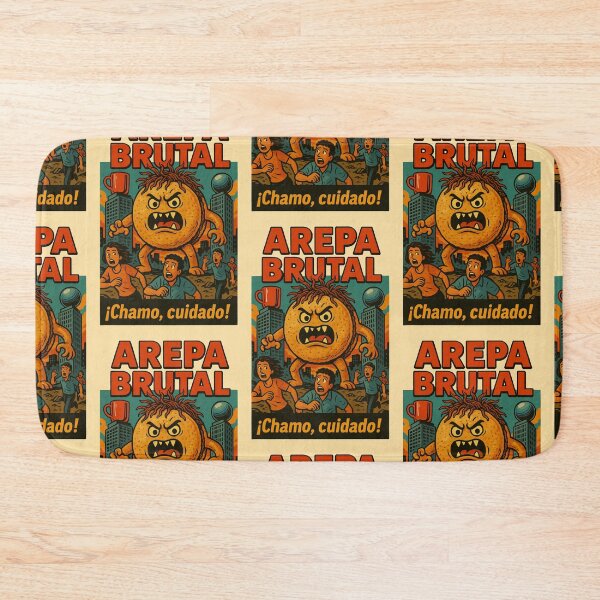 Item preview, BRUTAL AREPA – Giant Monster Attack Poster designed and sold by Travellerz.