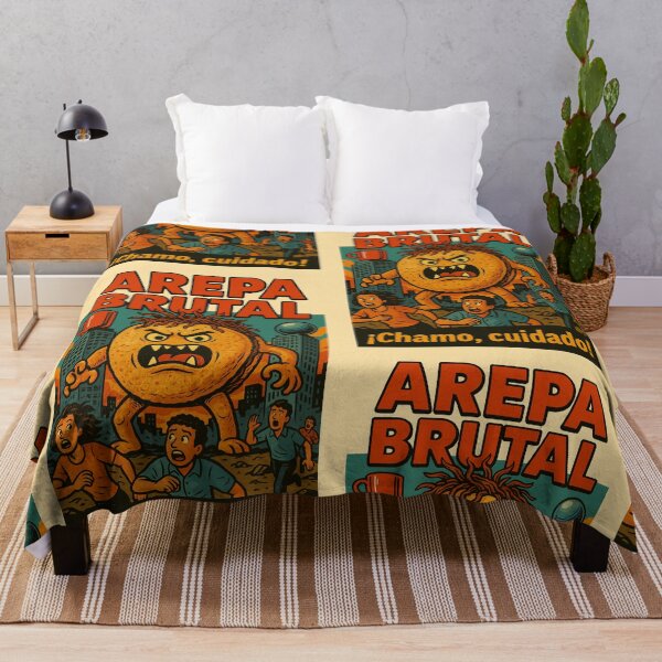 Item preview, BRUTAL AREPA – Giant Monster Attack Poster designed and sold by Travellerz.