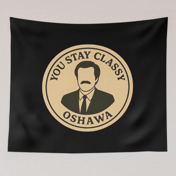 Item preview, Anchorman Inspired Retro Canada Print: Oshawa designed and sold by PinUpPizzazz.