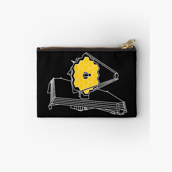 Item preview, James Webb Space Telescope - White Outline with Yellow Highlight designed and sold by anne-dromeda.