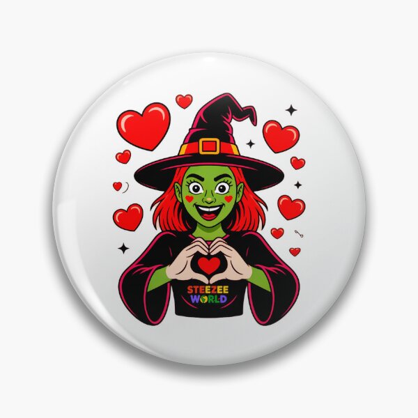 Item preview, Heart Hands Love Witch  designed and sold by SteezeeStore.