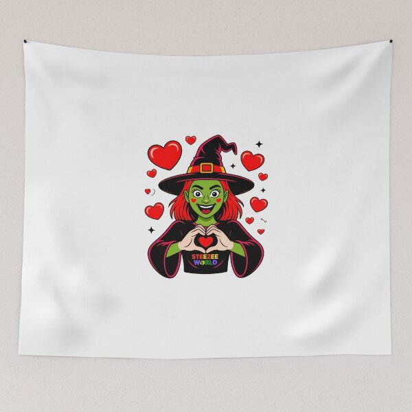 Item preview, Heart Hands Love Witch  designed and sold by SteezeeStore.