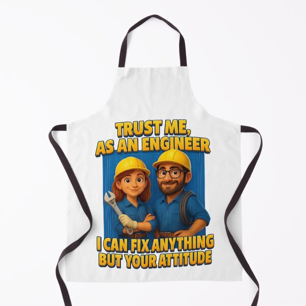 Item preview, Trust Me, I’m an Engineer — I Can Fix Anything but Your Attitude designed and sold by GogoVibes.