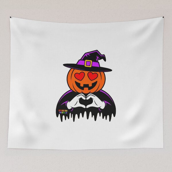 Item preview, Heart Hand Pumpkin Head designed and sold by SteezeeStore.