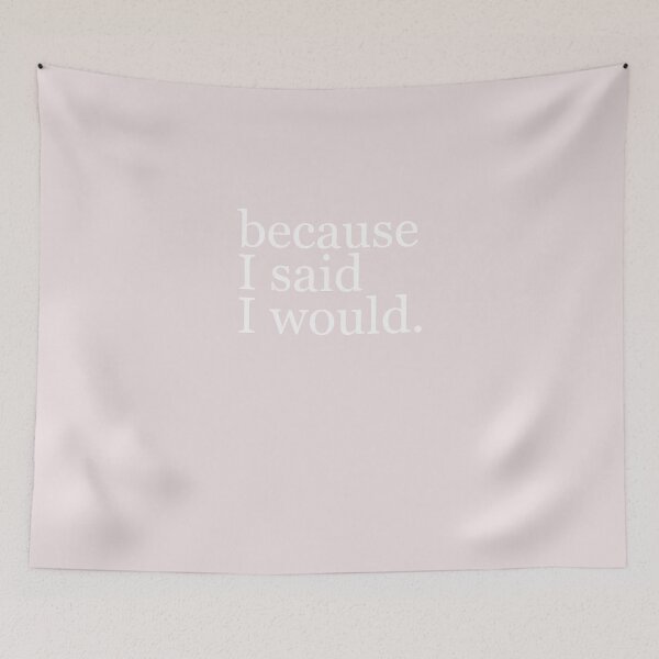 Item preview, Because-I-Said-I-Would designed and sold by AdnMenouar12.