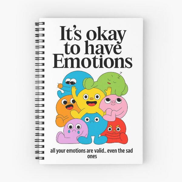 Artikelvorschau, Es ist okay, Emotionen zu haben – Niedlicher Cartoon zur psychischen Gesundheit entworfen und verkauft von CleanQuotes.