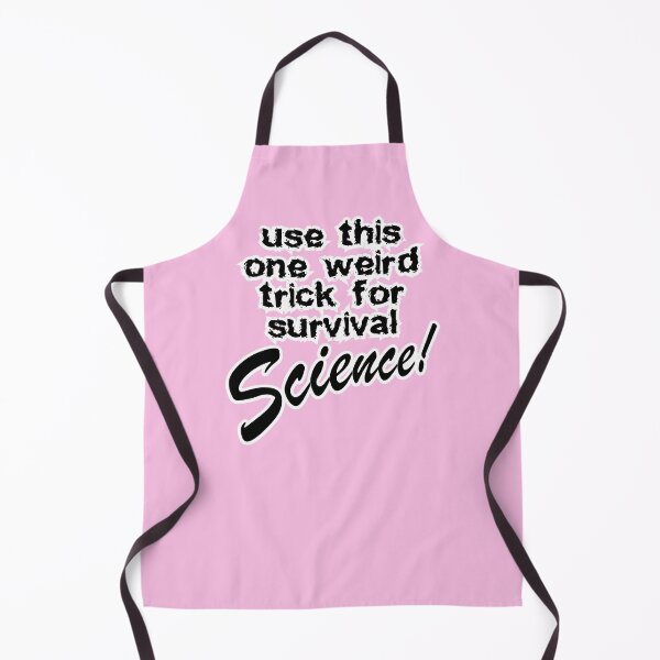 Item preview, use this one weird trick for survival science, pink background designed and sold by mntimg.