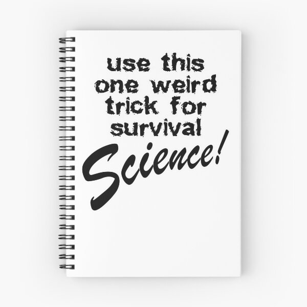 Item preview, use this one weird trick for survival science, white background designed and sold by mntimg.