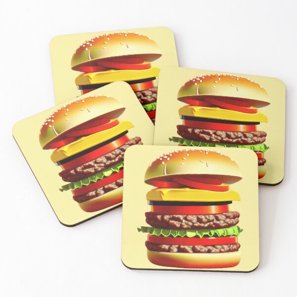 Item preview, Playful Burger Stack Yum designed and sold by CTM ArtStudio.