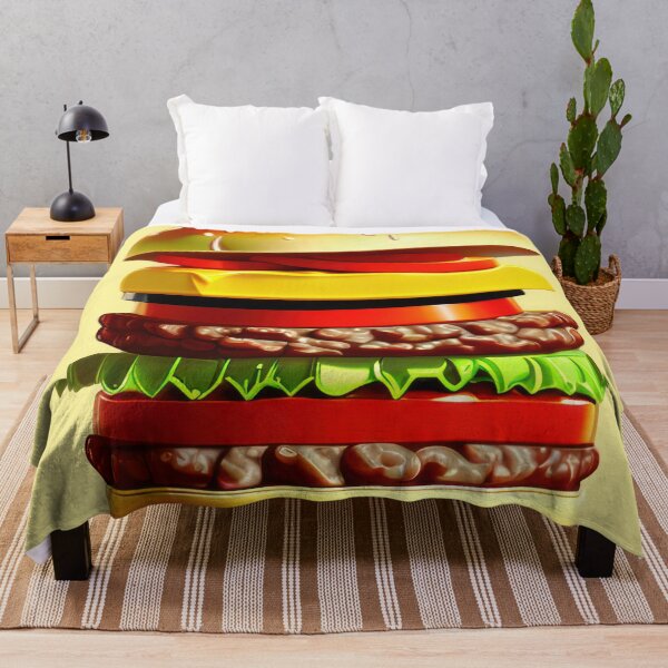 Item preview, Playful Burger Stack Yum designed and sold by CTM ArtStudio.