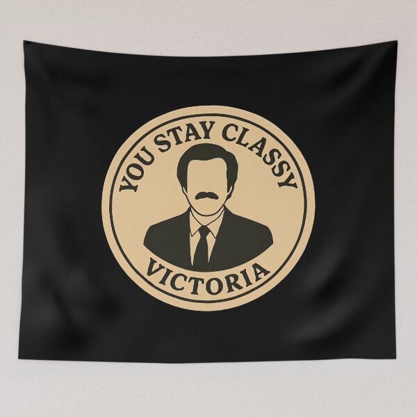 Item preview, Anchorman Inspired Retro Canada Print: Victoria designed and sold by PinUpPizzazz.