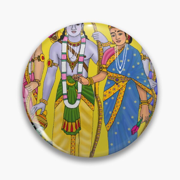 Item preview, Lord Ram Darbar Digital Painting | Shri Ram Court Artwork | Hindu Wall Decor & Devotional Gifts designed and sold by Harshit_Digital_Arts.
