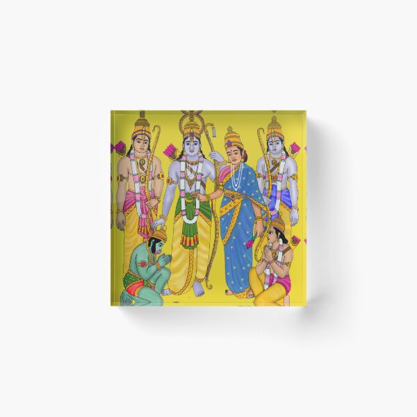 Item preview, Lord Ram Darbar Digital Painting | Shri Ram Court Artwork | Hindu Wall Decor & Devotional Gifts designed and sold by Harshit_Digital_Arts.