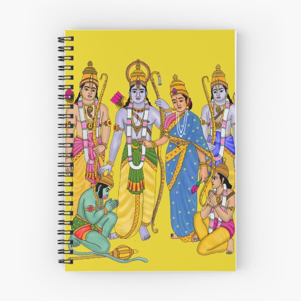 Item preview, Lord Ram Darbar Digital Painting | Shri Ram Court Artwork | Hindu Wall Decor & Devotional Gifts designed and sold by Harshit_Digital_Arts.