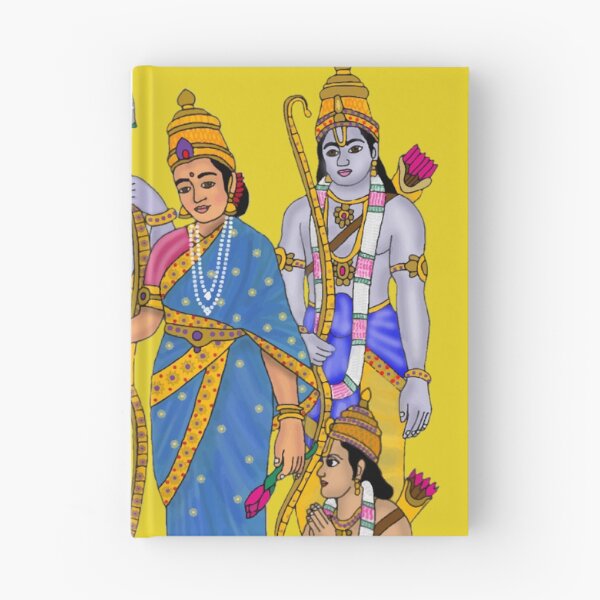 Item preview, Lord Ram Darbar Digital Painting | Shri Ram Court Artwork | Hindu Wall Decor & Devotional Gifts designed and sold by Harshit_Digital_Arts.