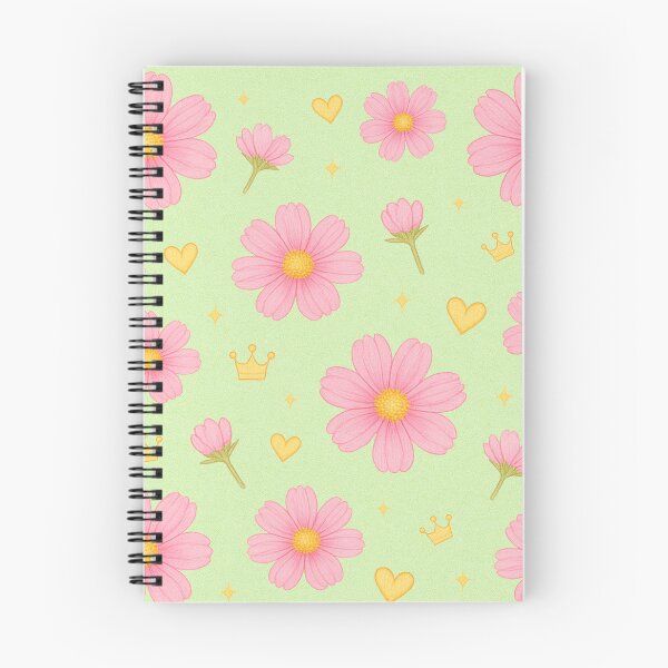 Item preview, Pink Cosmos Floral Pattern - Green designed and sold by HIMEKARI.
