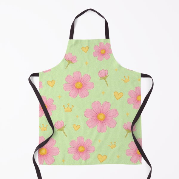 Item preview, Pink Cosmos Floral Pattern - Green designed and sold by HIMEKARI.