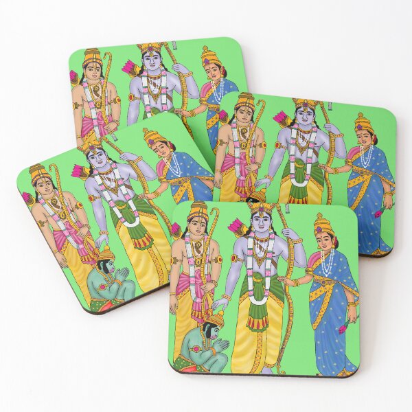 Item preview, Lord Ram Darbar Digital Painting | Shri Ram Court Artwork | Hindu Wall Decor & Devotional Gifts designed and sold by Harshit_Digital_Arts.