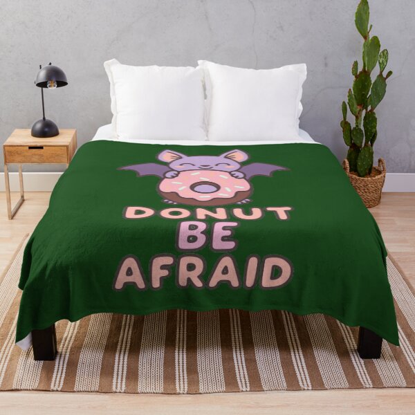 Item preview, Cute Bat with Donut Pun – Funny Halloween Comfort Gift designed and sold by kakaworld.