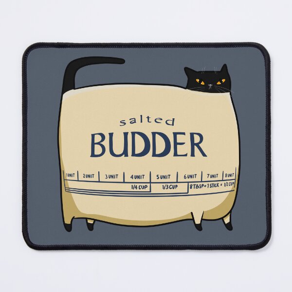 Item preview, Chonky Salted Butter Cat designed and sold by KilkennyCat Art.