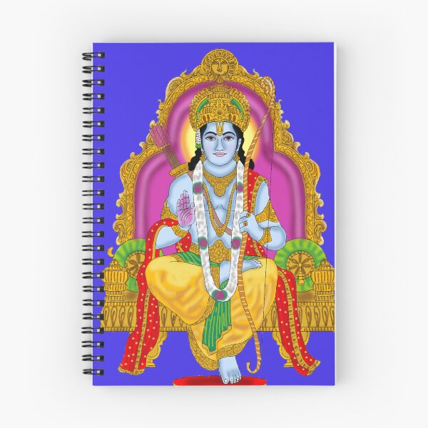 Item preview, Lord Ram on Golden Throne Digital Painting | Shri Ram Royal Artwork | Hindu Spiritual Wall Decor & Gifts designed and sold by Harshit_Digital_Arts.