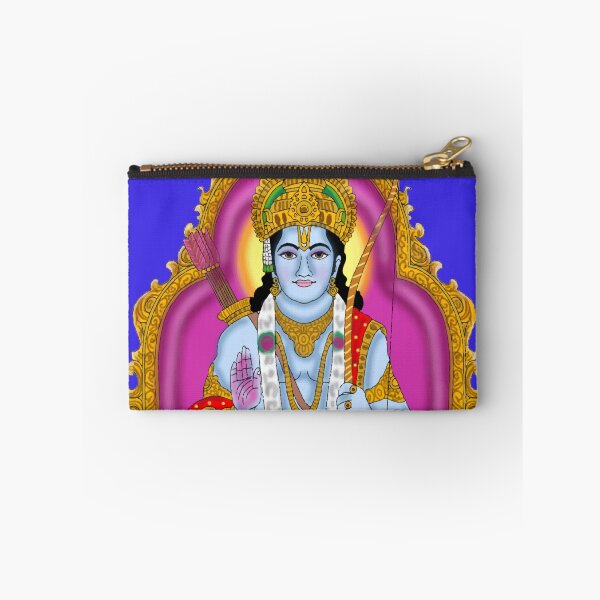 Item preview, Lord Ram on Golden Throne Digital Painting | Shri Ram Royal Artwork | Hindu Spiritual Wall Decor & Gifts designed and sold by Harshit_Digital_Arts.