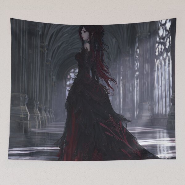 Item preview, Gothic Elegance - Crimson Vampire Lady designed and sold by Hartfield Press.