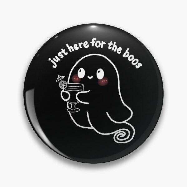 Item preview, Cute Ghost "Just Here for the Boos" Halloween designed and sold by Buffet Nation.